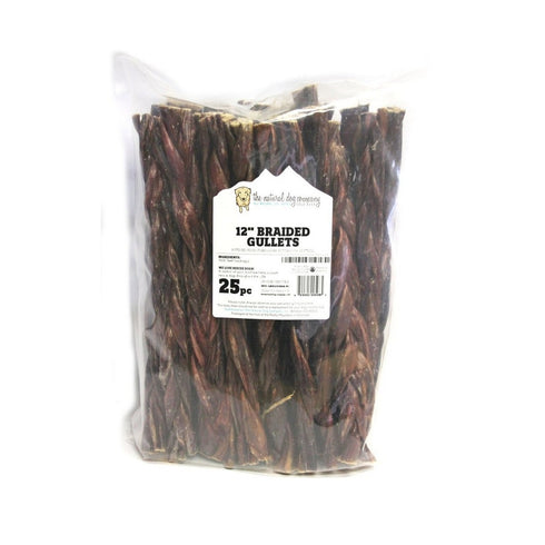 Bully 12" Braided Gullet 25Pk - Poudre Pet and Feed Supply